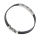 Vinyl-Edelstahlarmband - Triple Cross