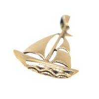 Bronzeanhänger  Segelschiff