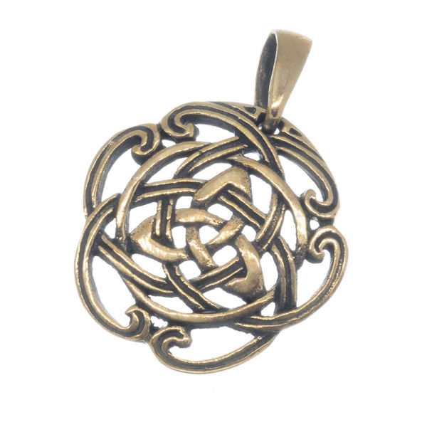 Bronzeanhänger Keltik Trinity Knoten