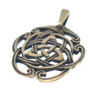 Bronzeanhänger Keltik Trinity Knoten