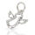 925 Sterling Silver Pendant – Mini Angel with Open Silhouette