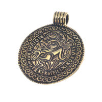 Bronzeanhänger- Amulett mit Odin auf Sleipnir