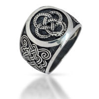 925 Sterling Silver Ring - Midgard Serpent