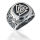925 Sterling Silver Ring - Valknut  64 (20,4 Ø)...