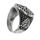 925 Sterling Silberring - Vegvisir "Walknoten" 72 (22,8 Ø) 13,8 US