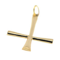Bronzeanhänger - Petruskreuz