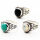 925 Sterling Silver Ring - Lily Real Stone...