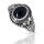 925 Sterling Silberring - "Jade"
