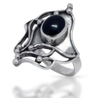 925 Sterling Silberring - "Zora" Perlmutt 56 (17,8 Ø) 7,6 US