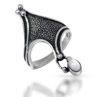 925 Sterling Silberring - "Cassiopia" Türkis 62 (19,7 Ø) 9,9 US
