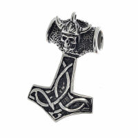 Edelstahlanhänger – Thors Hammer mit...