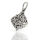 925 Sterling Silberanhänger - Silberkugel - Keltischer Knoten "Hedda"