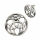 Celtic silver earring - Celtic knot