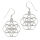 925er Silberohrringe - Orientalisches Ornament