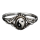 925 Sterling Silberring - Yin und Yang
