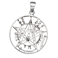 925 Sterling Silberanhänger - Tetragrammaton