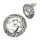 925 sterling silver stud earrings - Om