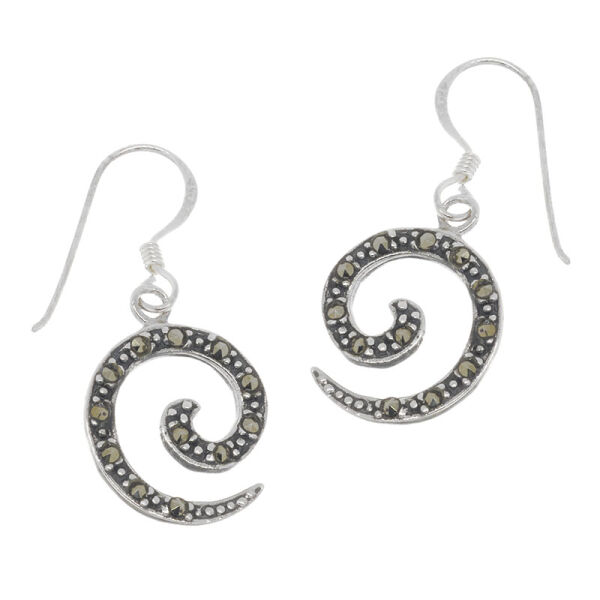 Silberohrschmuck Spirale "Theses" aus 925er Sterling Silber