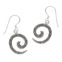 Silberohrschmuck Spirale "Theses" aus 925er...