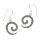 Silberohrschmuck Spirale "Theses" aus 925er Sterling Silber