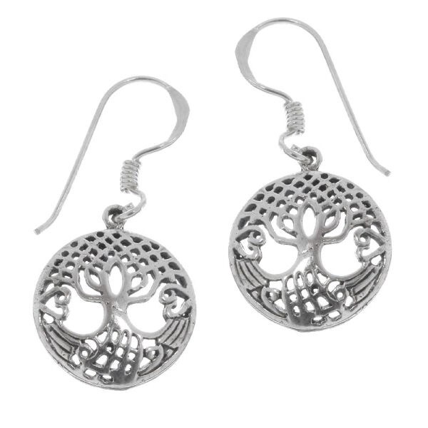 Silberohrschmuck- Weltenbaum "Tree" aus 925er Sterling Silber