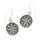 925 Sterling Silver Drop Earrings – Arely with Radiating Helm of Awe