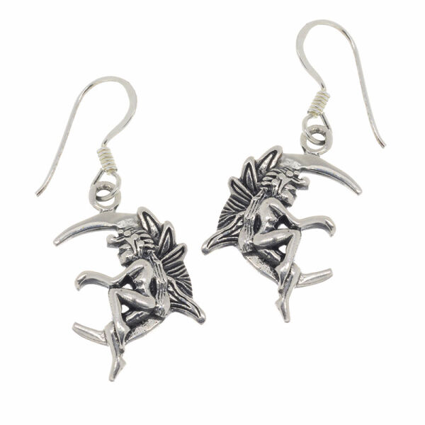 Silberohrhänger Elfe/ Fee "Annabell" aus 925er Sterling Silber
