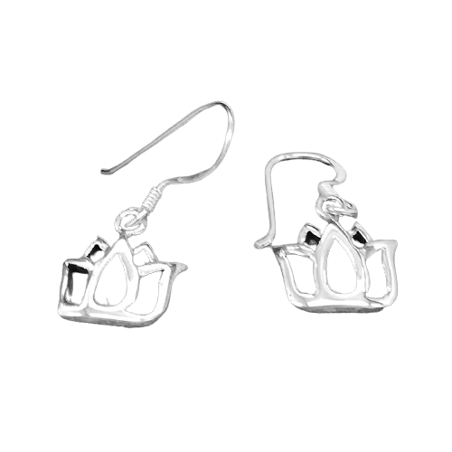 Silberohrring - Krone "Herrschaft" aus 925er Sterling Silber