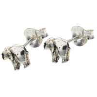 Silver Stud Earrings - Elephant “Benjamin”