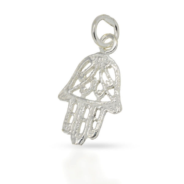 925 Sterling Silberanhänger - Hand der Fatima "schrill"