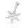 925 Sterling Silberanhänger - Schneeflocke "Felicitas"
