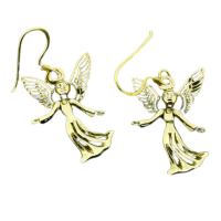 Bronze earrings - Angel