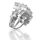 925er Sterling Silberring - "Meta" 54 (17,2...