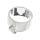 925 Sterling Silberring - Perle "Oro" 56 (17,8 Ø) 7,6 US