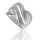 925 Sterling Silberring - "Caribic" 56 (17,8...