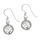Silver earring Om “Kai” - 925 sterling silver
