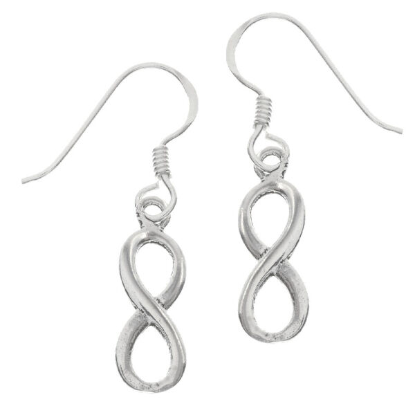 Silver earring Lemniskate “Mamba” - 925 sterling silver