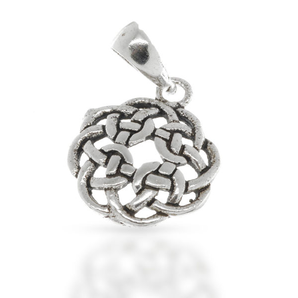 925 Sterling Silberanhänger - Keltischer Knoten