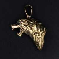 Fenriswolf - Bronzeanhänger