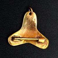 Bronzebrosche/ -anhänger - Keltisches Motiv