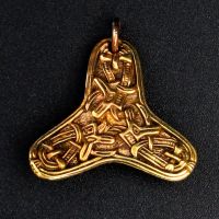 Bronzebrosche - Keltisches Motiv