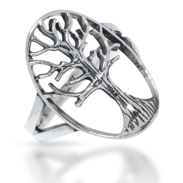 925 Sterling Silberring - Lebensbaum 55 (17,5 Ø) 7,2 US