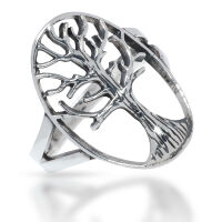 925 Sterling Silberring - Lebensbaum 55 (17,5 Ø) 7,2 US