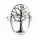 925 Sterling Silberring - Lebensbaum 55 (17,5 Ø) 7,2 US