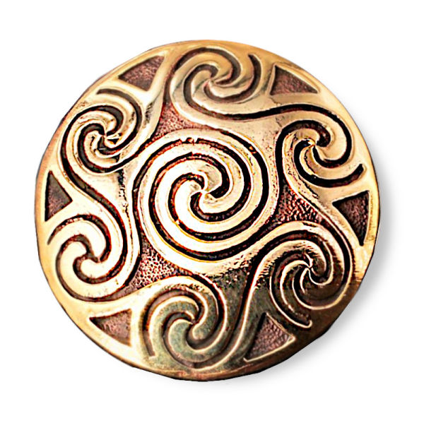 Bronze brooch - Celtic pattern