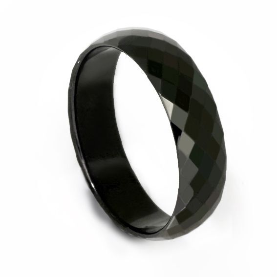 Wolframring Facettenschliff 65 (20,7 Ø) 11 US