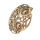 Bronze Brosche keltisches Knotenornament