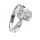 Edelstahlring/Cubik Zirkonia 52 (16,6 Ø) 6,1 US