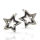 925 Sterling Silberohrstecker - Stern