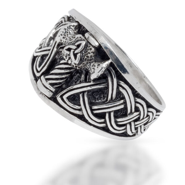 925 Sterling Silberring - Thorshammer 54 (17,2 Ø) 6,8 US